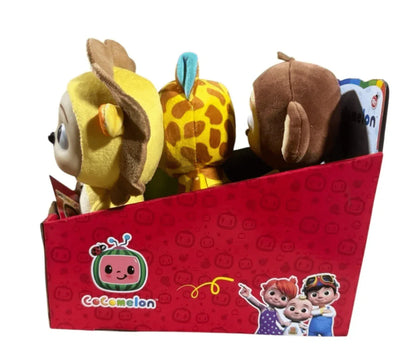 Cocomelon Plush JJ - Set of 3 (Lion, Monkey, Giraffe) Soft 8" - Happy Bargain Bin