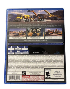 Construction Simulator PS4 Used - Happy Bargain Bin