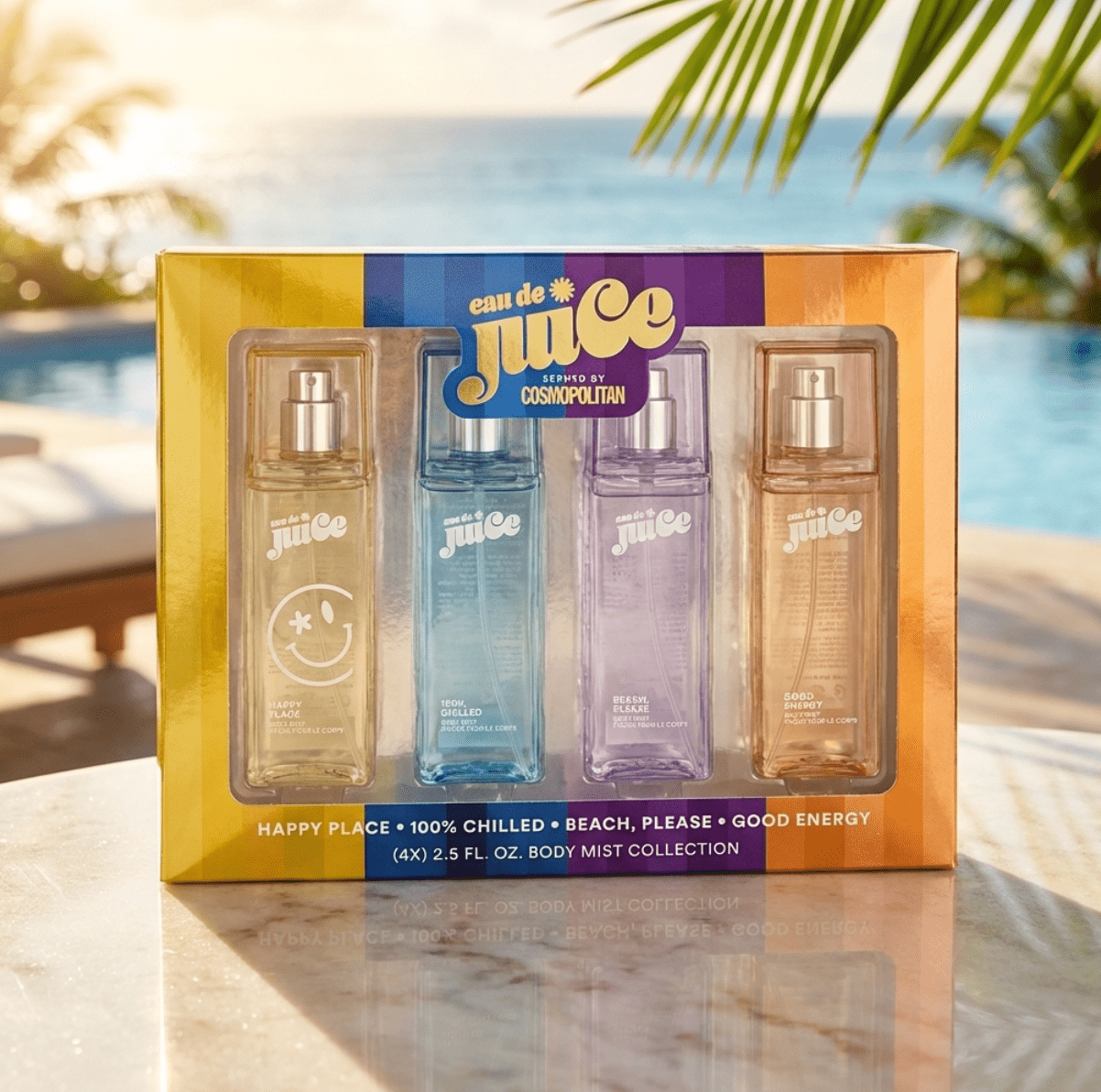 Light and refreshing Cosmopolitan Eau De Juice fragrance