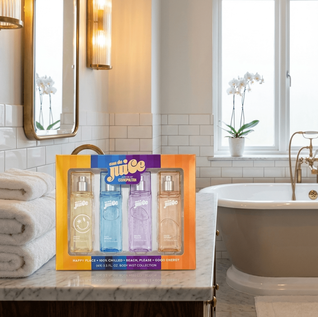 A fun addition to any Cosmopolitan Eau De Juice collection