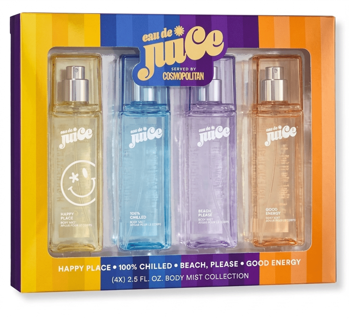 Cosmopolitan Eau De Juice Body Mist Set 2.5 Oz