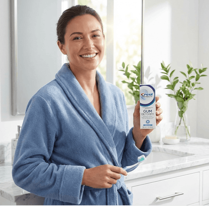 Foaming formula reaches below the gumline