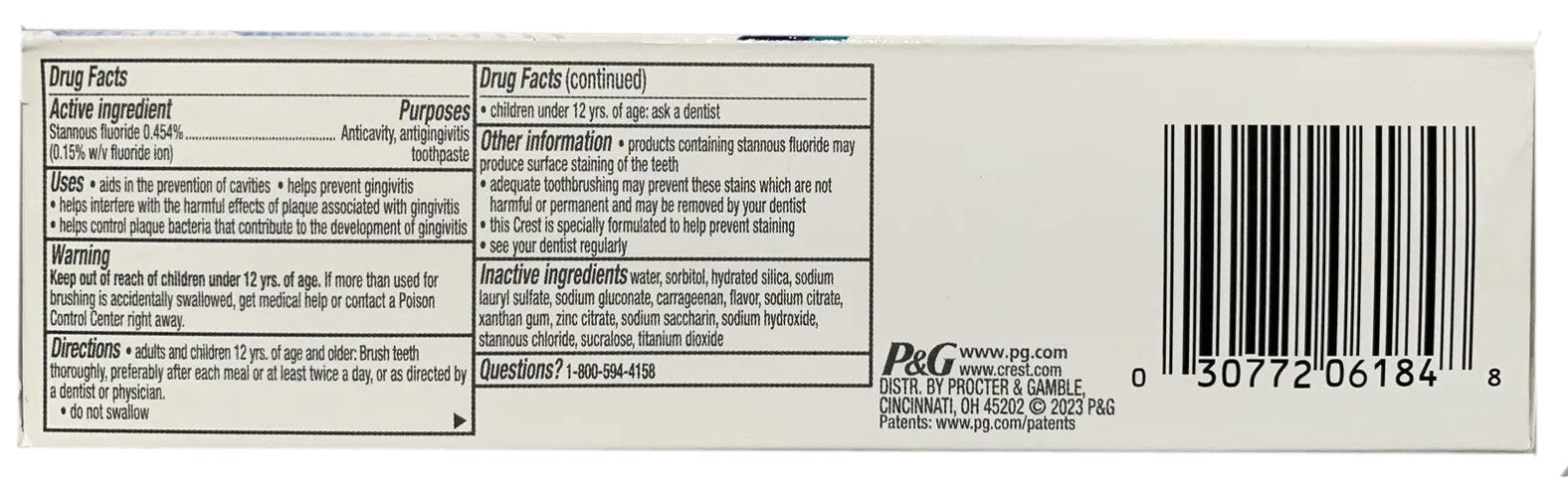 Deep Clean Formula: Refreshing sensation during and after brushing