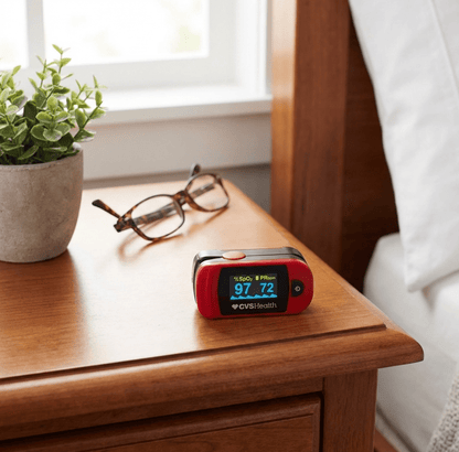CVS Health Portable Pulse Oximeter – Measures Oxygen Level & Heart Rate - Happy Bargain Bin