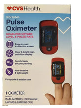 Load image into Gallery viewer, CVS Pulse Oximeter Health Portable Measures Oxygen Level And Pulse Rate - Happy Bargain Bin
