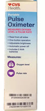 Load image into Gallery viewer, CVS Pulse Oximeter Health Portable Measures Oxygen Level And Pulse Rate - Happy Bargain Bin
