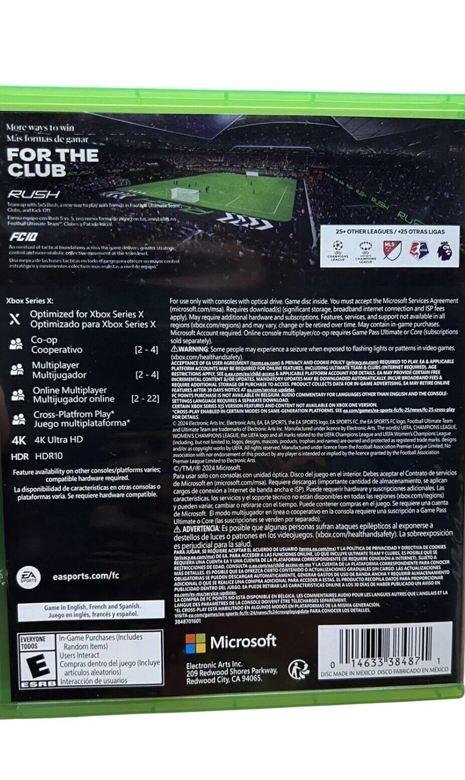 EA Sports FC 25 Microsoft Xbox Series X FIFA Soccer | Used Xbox One x - Happy Bargain Bin