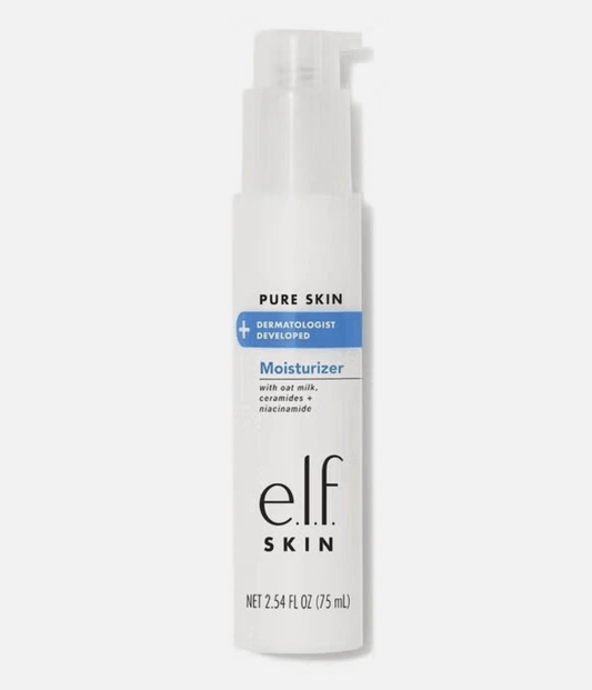 e.l.f. Pure Skin Moisturizer with Oat Milk Ceramides + Niacinamide - 2.54 oz - Happy Bargain Bin