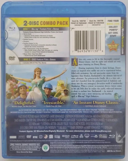 Enchanted DVD / Blu - ray Lot of 30 Disney Family Wholesale - Happy Bargain Bin