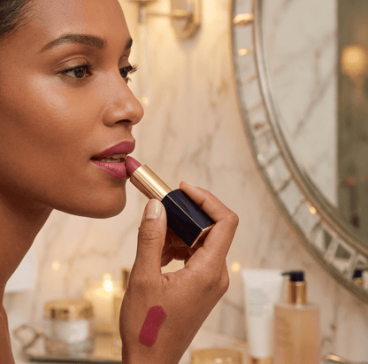 Creamy texture feels lightweight while still giving powerful color payoff.