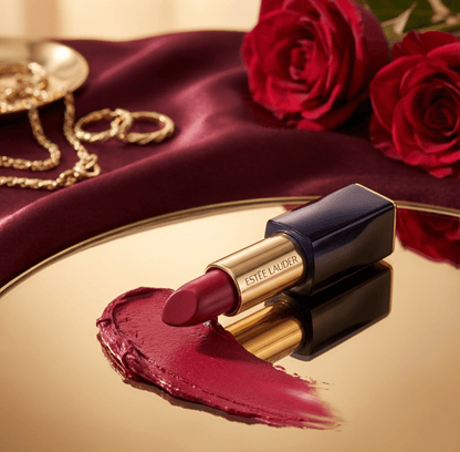 The sleek packaging makes the Pure Color Envy Sculpting Lipstick perfect for on-the-go use.