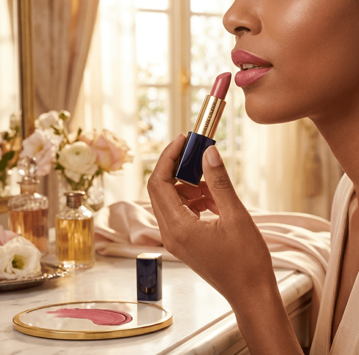 Enhances natural lip shape with a flattering, soft-focus effect