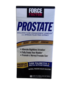 Force Factor Prostate Supplements 60 Easy - to - Swallow Softgels - Happy Bargain Bin