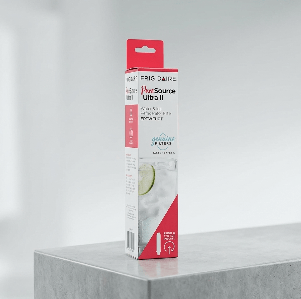 Enhances the taste of both filtered water and ice