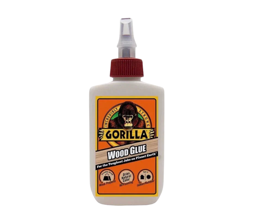 Gorilla Wood Glue Natural Color - Wood Adhesive Glue 4 oz Bottle