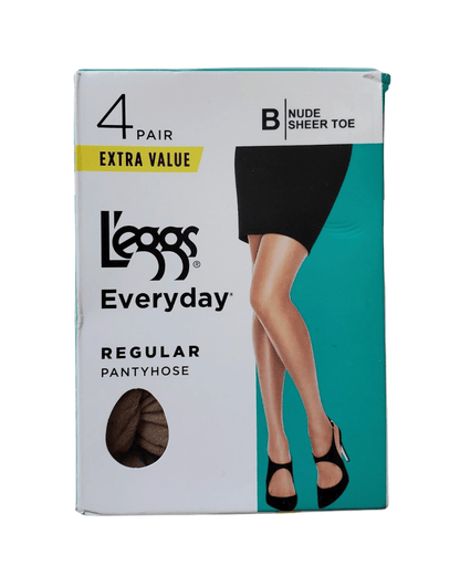 L'eggs Everyday Regular Pantyhose , 4-Pairs Nude 1 B