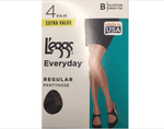 L'eggs Everyday Regular Pantyhose, 4-Pairs - Sun Tan B