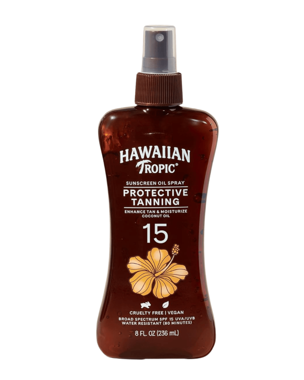Hawaiian Tropic Tanning Oil Pump Spray - SPF 15 - 8 Fl Oz - Happy Bargain Bin