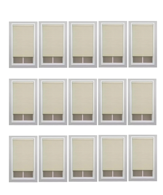 Radiance Cordless Cellular Shade 47.5 W x 72 Off-White Wholesale Lot of 5