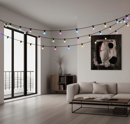 Add charm and color to your space with Honeywell LED Indoor Outdoor String Lights