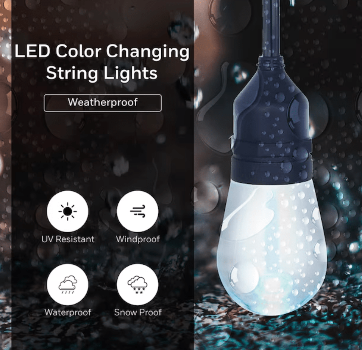 offering flexibility for hanging across walls, ceilings, or outdoor areas