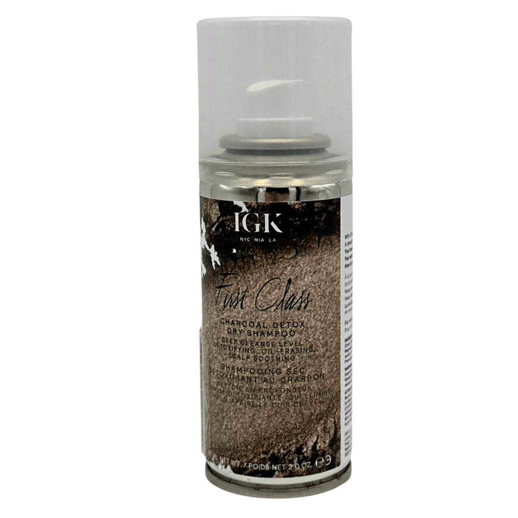IGK First Class Charcoal Detox Dry Shampoo Spray 2oz Travel Size Vegan - Happy Bargain Bin