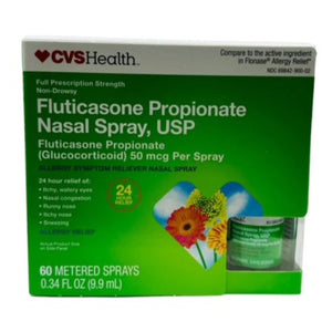 CVS Nasal Spray Fluticasone Propionate 60 metered sprays