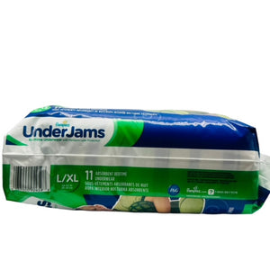 Pampers UnderJams Bedtime Underwear, Boys Size L/XL, 11 count