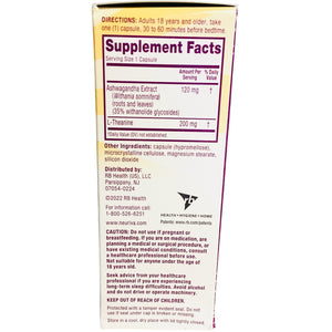 Sleep support supplement with clinically tested L-Theanine & Shoden Ashwagandha.