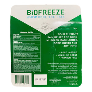 Biofreeze is a topical analgesic that includes the cooling effects of menthol for pain relief.
