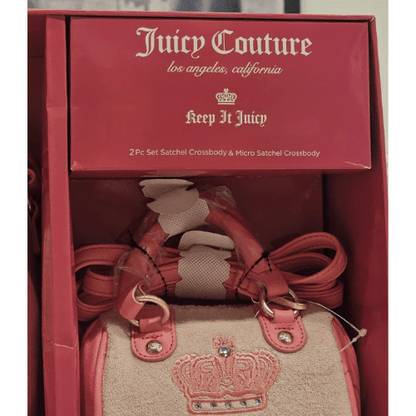 Stylish crown detailing with luxe pink accents