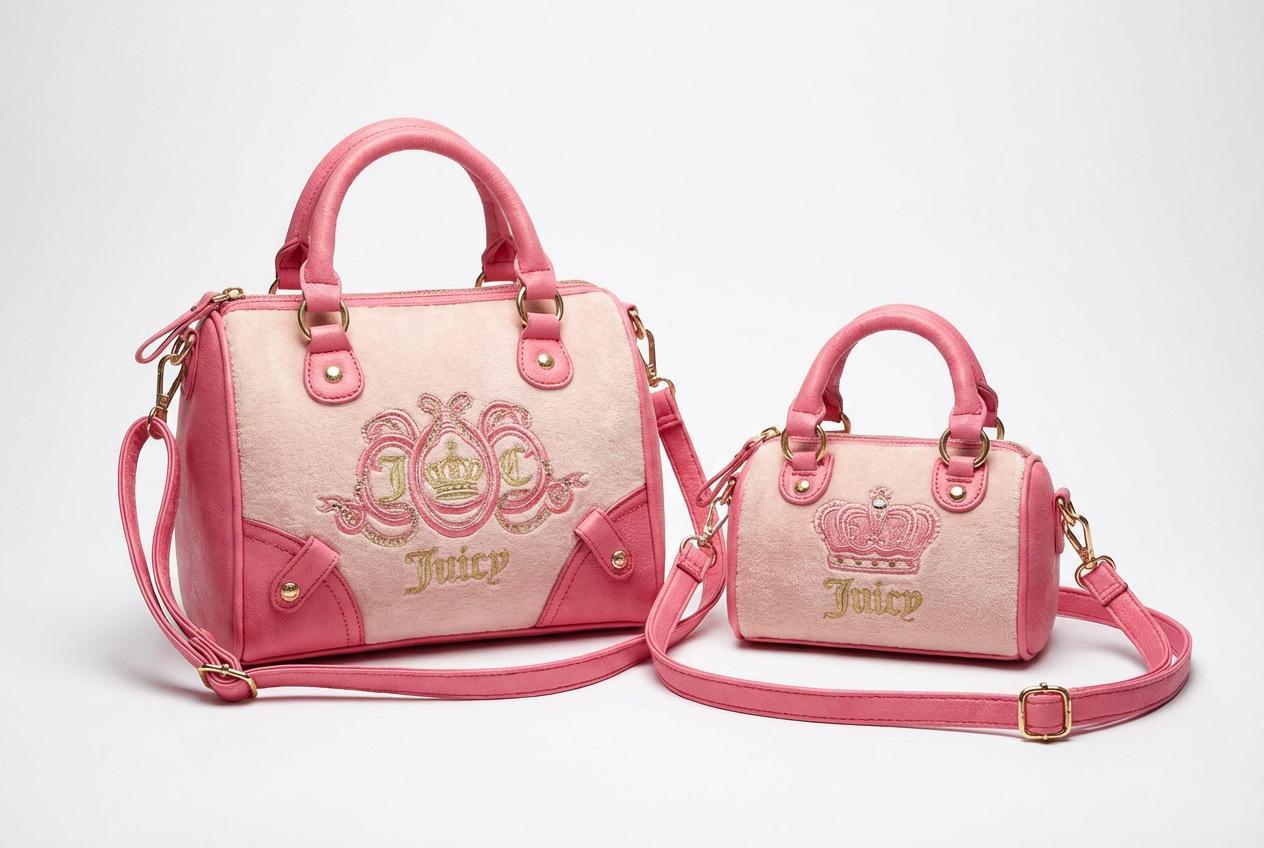 Juicy Couture Pink Diamond Lovers Club 2 Piece Princess Crown Set - Happy Bargain Bin