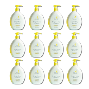 Just Hatched Bright Baby Care Shampoo 13.5 Fl Oz, Lots of 12