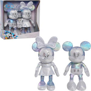 Just Play Mickey Mouse & Minnie Mouse | Disney100 Years of Wonder Collector Set Plush Stuffed Animals, Kids Toys for Ages 2 Up - Happy Bargain Bin