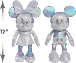 Just Play Mickey Mouse & Minnie Mouse | Disney100 Years of Wonder Collector Set Plush Stuffed Animals, Kids Toys for Ages 2 Up - Happy Bargain Bin