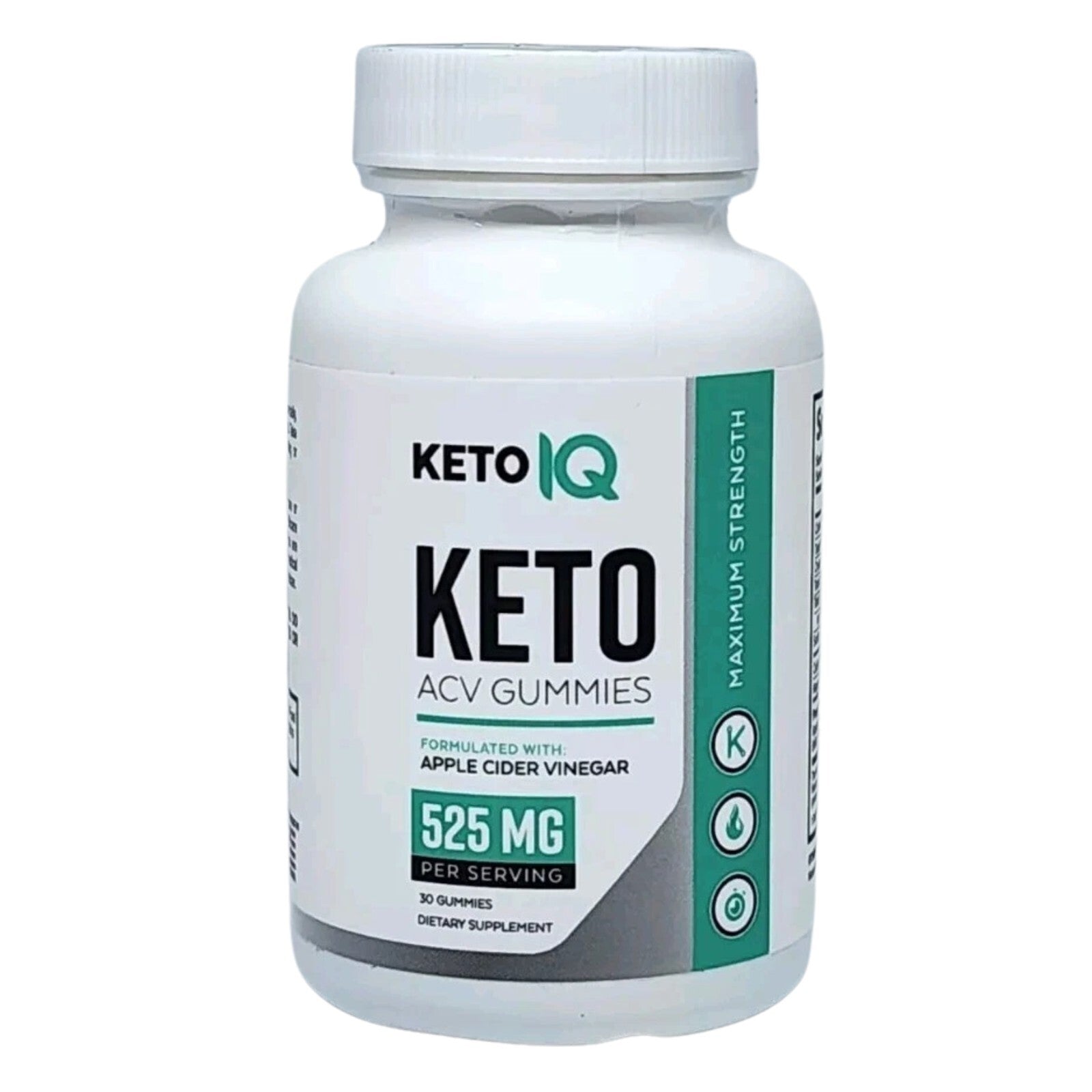KetoIQ Keto ACV Gummies 30ct Apple Cider Vinegar Gummies