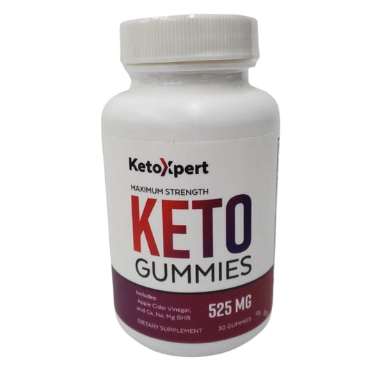 KetoXpert Maximum Strength Keto ACV + BHB Gummies 525 mg