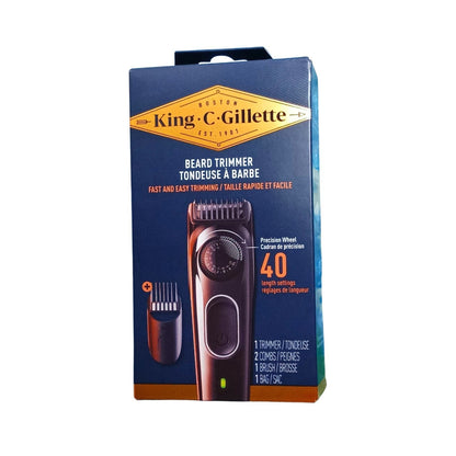 King c. Gillette Beard Trimmer Pro with Precision Wheel - Happy Bargain Bin