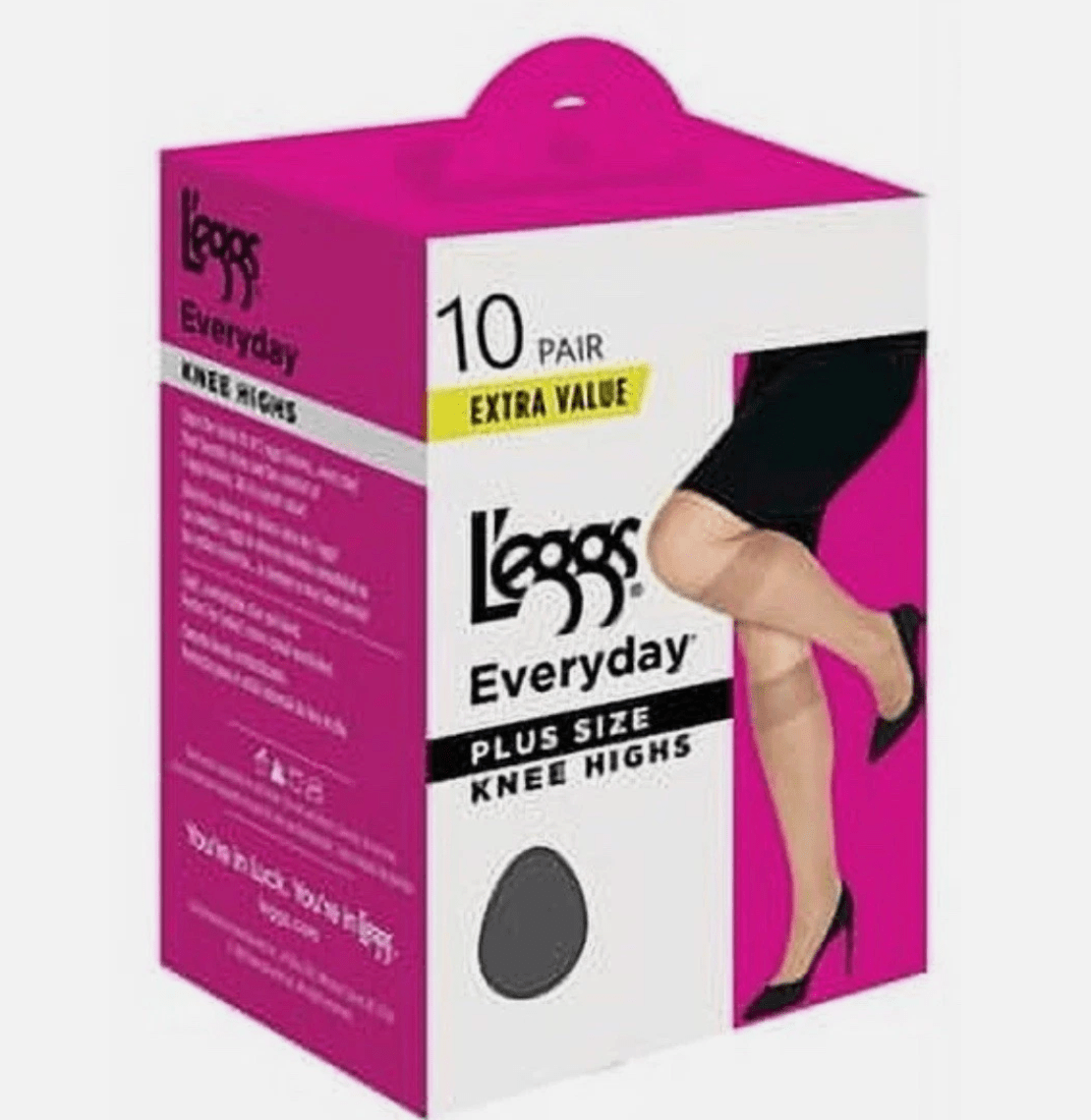 Sheer toe design works with a variety of shoe styles