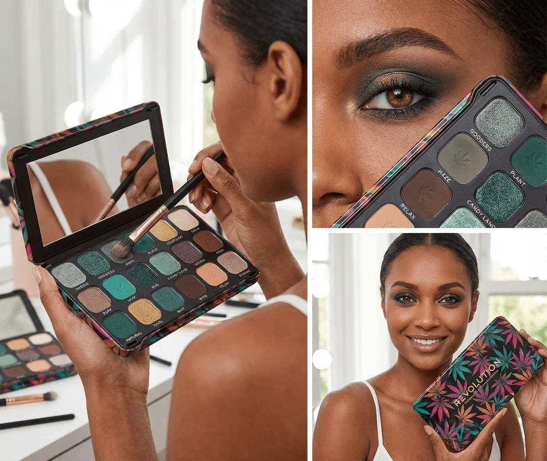Makeup Revolution Forever Flawless Eyeshadow Palette – Matte & Shimmer - Happy Bargain Bin