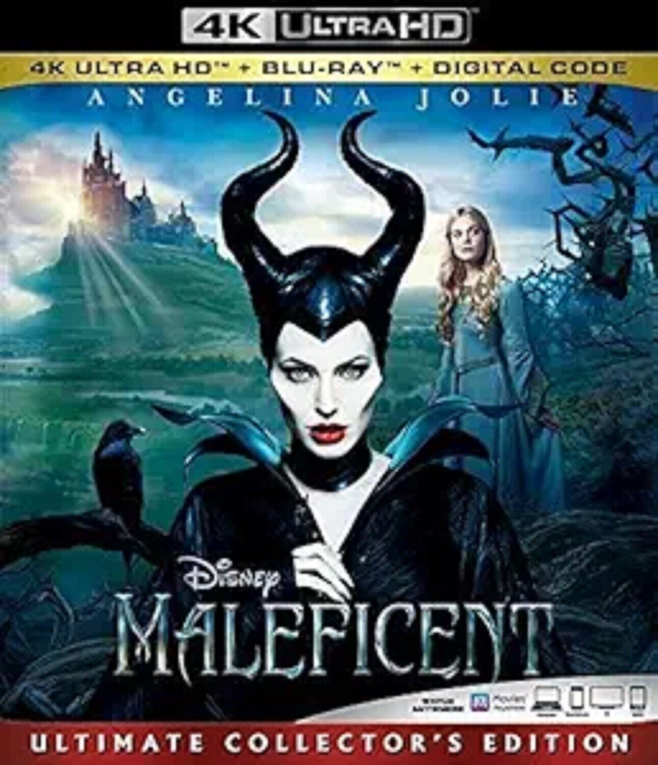 Maleficent Blu - ray 4K UHD Digital Lot of 30 Disney Wholesale - Happy Bargain Bin