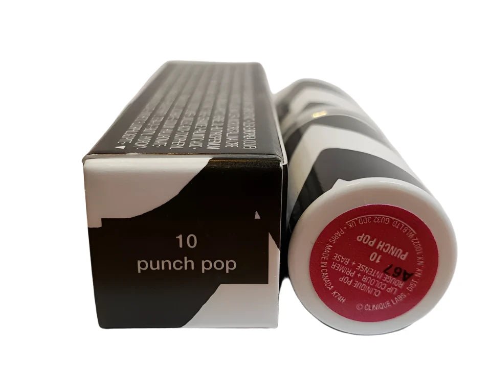 Marimekko Clinique | Clinique Pop Lip Colour and Primer - Punch Pop 10 (4.3 ml) - Happy Bargain Bin