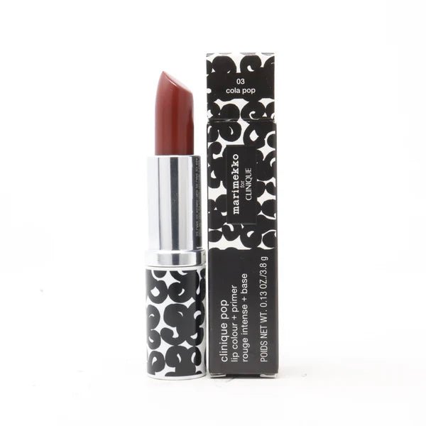 Marimekko Clinique Pop Lip Colour and Primer | Clinique Cola Pop 03 4.3ml - Happy Bargain Bin