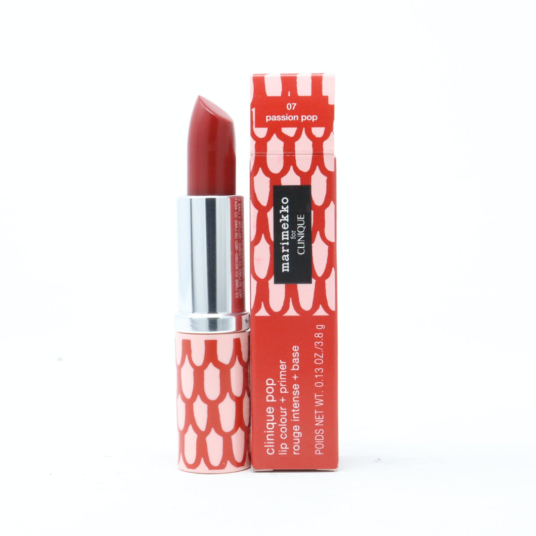 Marimekko Clinique Pop Lip Colour and Primer | Clinique Passion Pop 07 (4.3ml) - Happy Bargain Bin