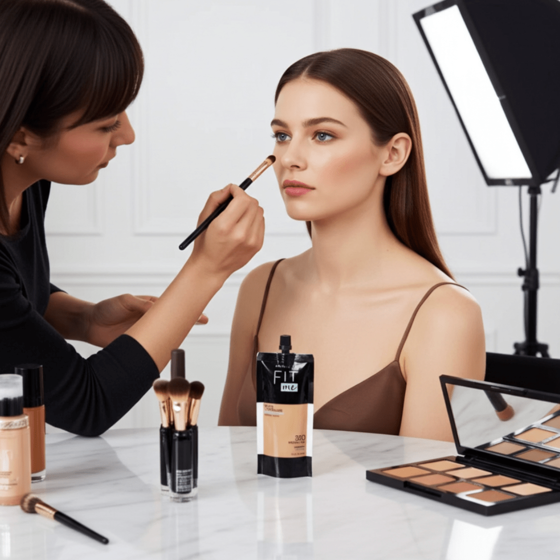 Maybelline Fit Me Matte Poreless Foundation, Natural Tan 320 1.3 Oz - Happy Bargain Bin