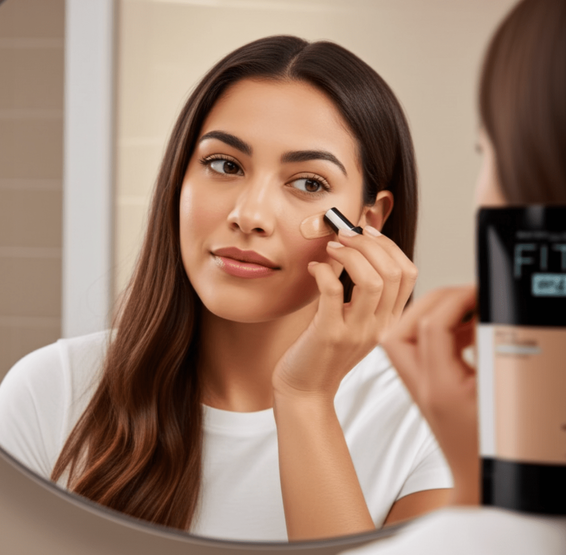 Maybelline Fit Me Matte Poreless Foundation, Natural Tan 320 1.3 Oz - Happy Bargain Bin