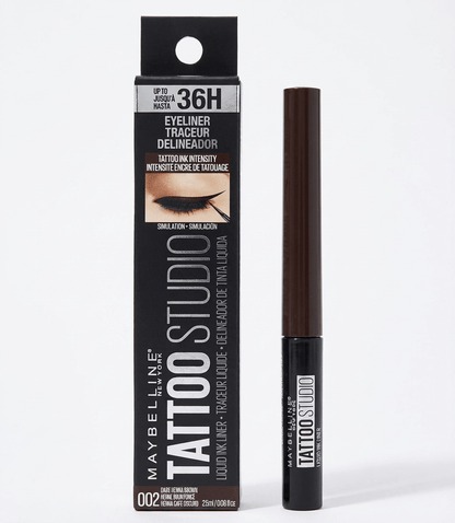 Maybelline Tattoo Studio Liquid Ink Eyeliner 36Hr - 002 Dark Henna Brown