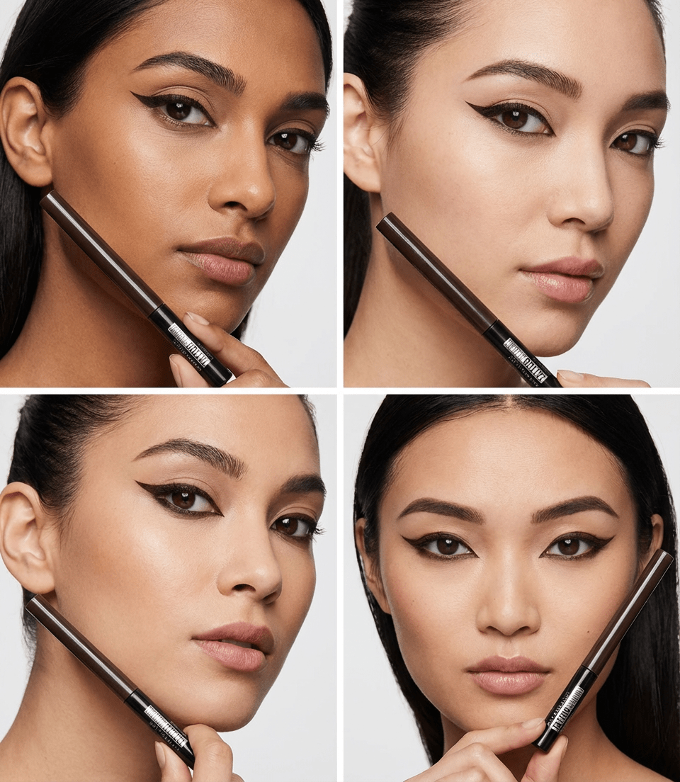 Precision applicator for sharp, clean strokes