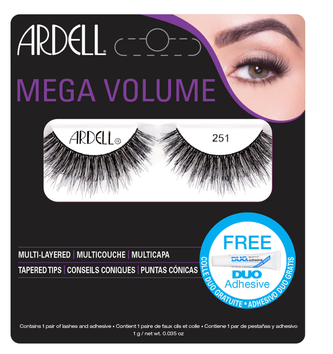 Ardell Mega Volume Lash #251 Black – Dramatic Full Volume