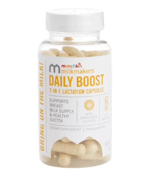Milkmakers Daily Boost 2 - in - 1 Vegan Lactation Supplements - 60ct